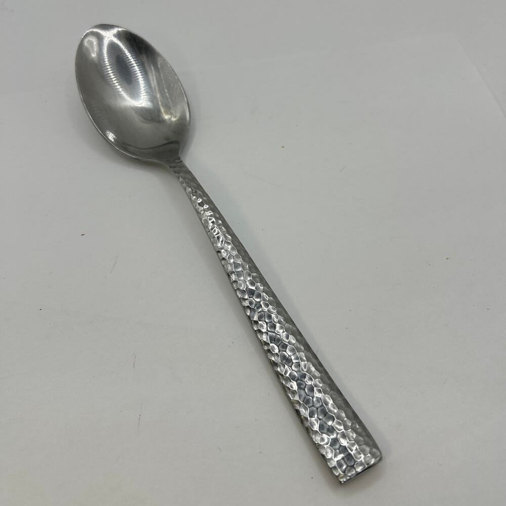 Nyoto Hammered (Stainless) by Cambridge Silver 1 Oval Place Soup Spoon